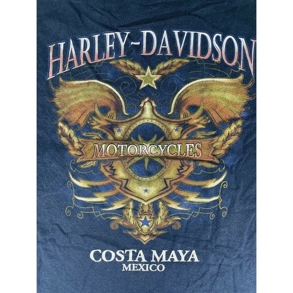 Harley Davidson Costa Maya Mexico Shirt - Picture 2 of 6